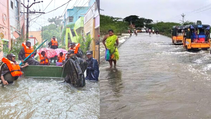 भारतको दक्षिणी राज्यहरुमा समुन्द्री चक्रवातले जनजीवन अस्तव्यस्त